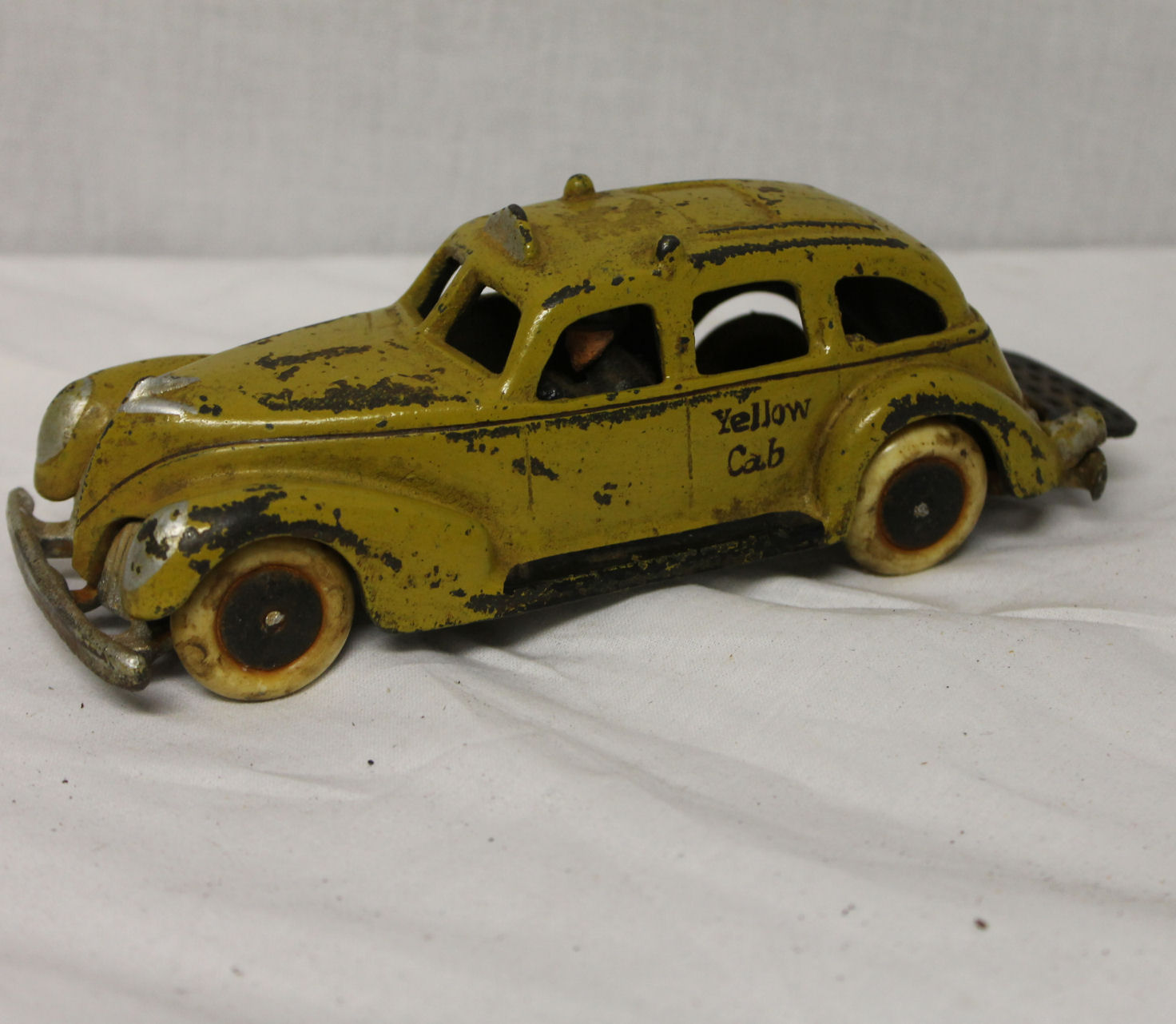 yellow cab toy car