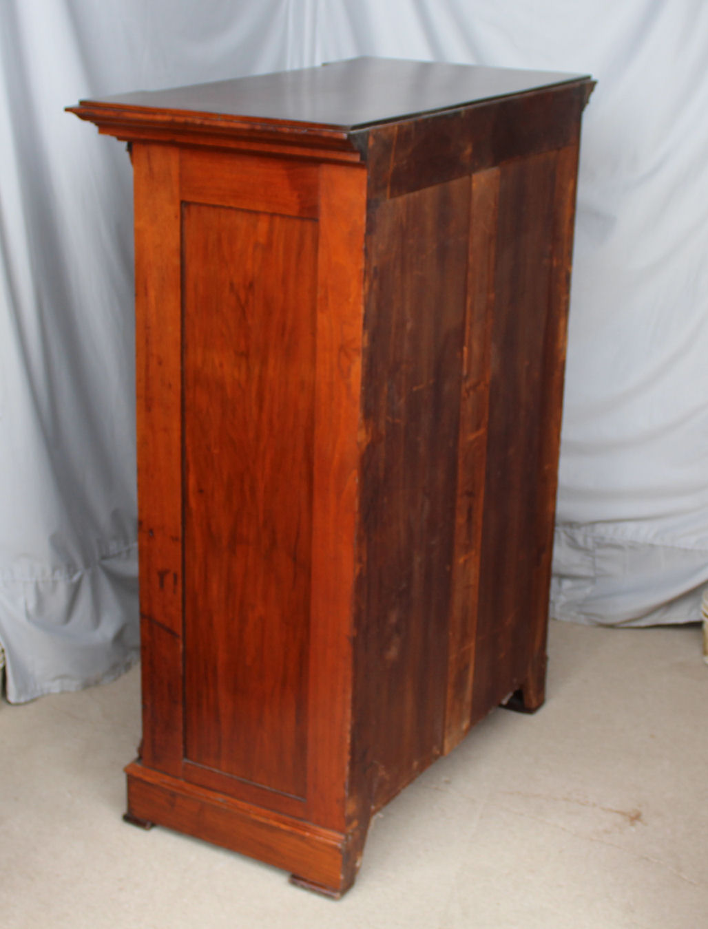 Bargain John's Antiques | Antique Victorian Walnut tall Chest of ...