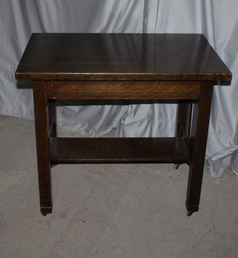 Bargain John's Antiques Antique Mission Oak Parlor Table original