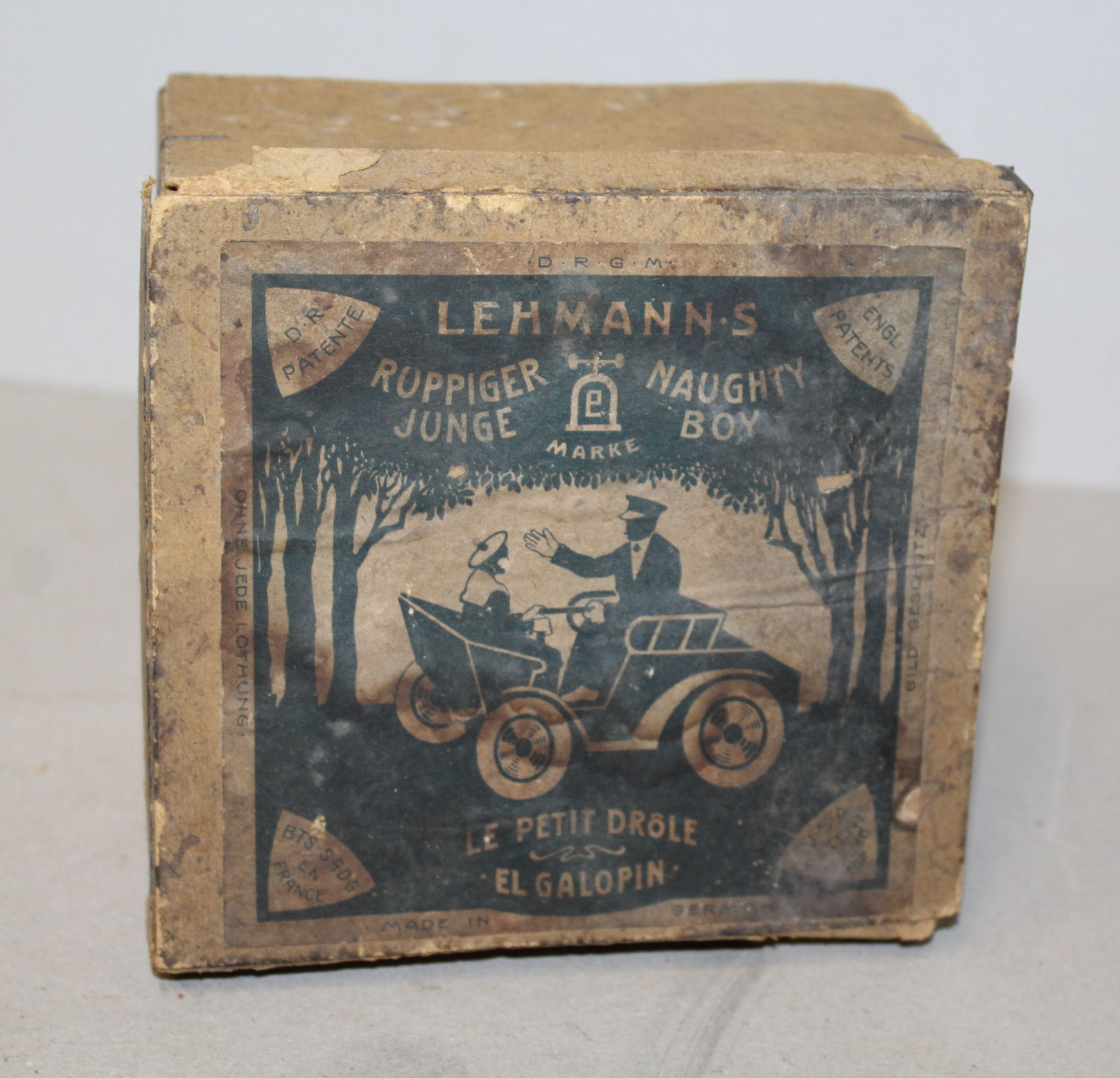 Bargain John's Antiques | Antique Tin Windup Toy Naughty Boy Bargain John's Antiques | Antique Tin Windup Toy Naughty Boy