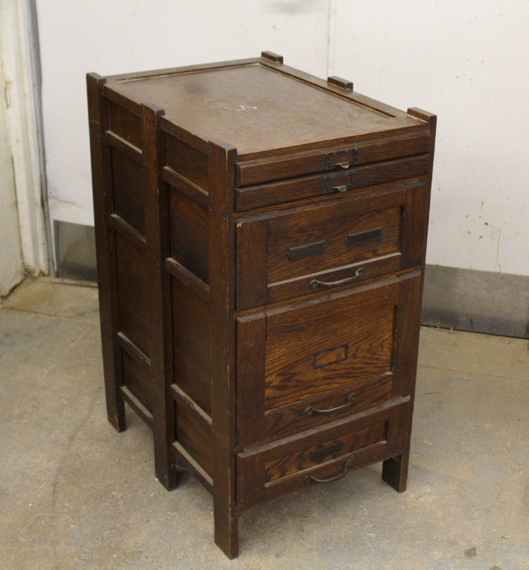 Antique Oak File Cabinet, Oak File Cabinet