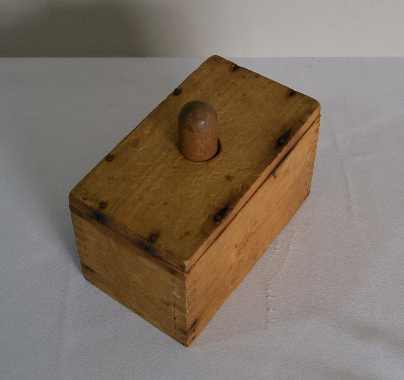 Bargain John's Antiques  Rectangular Wooden Butter Mold - Bargain