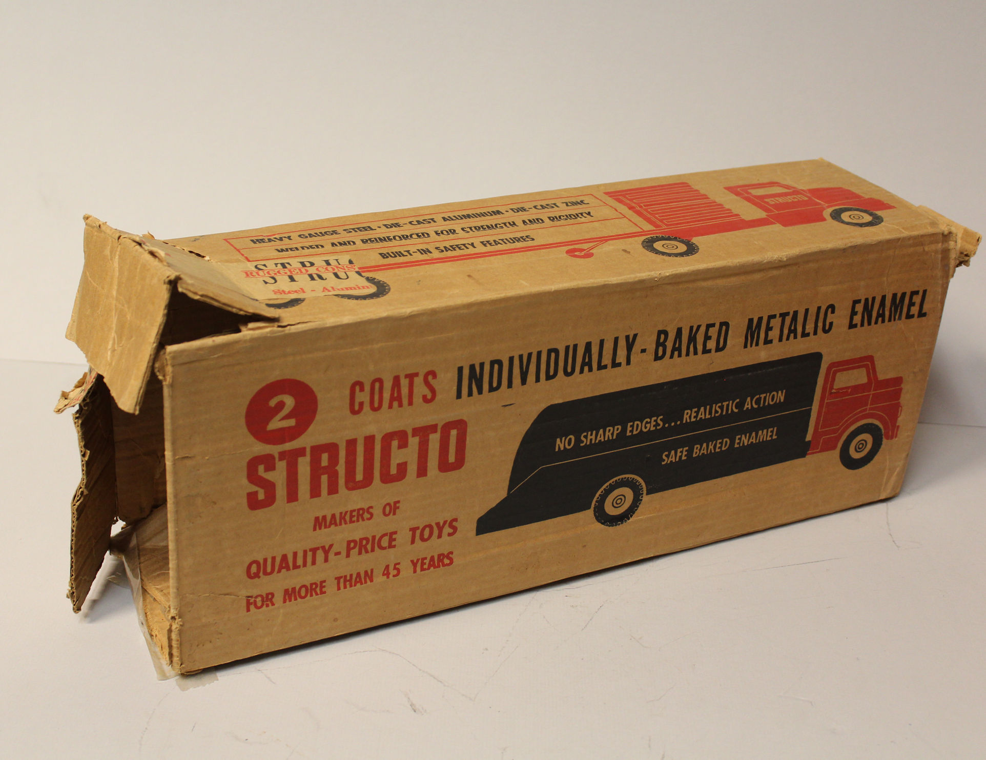 Bargain John's Antiques | Structo Cattle Farms - Toy Semi Truck and ...