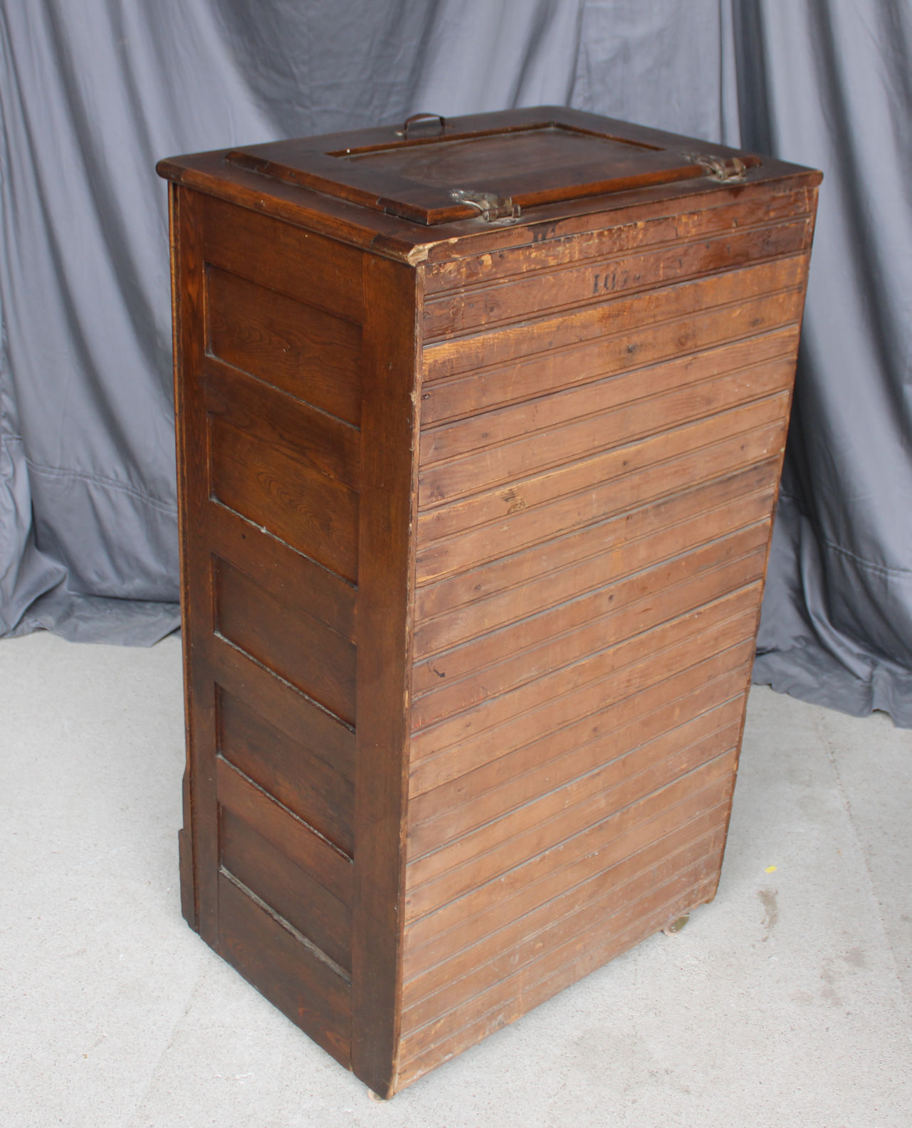 Bargain John's Antiques | Antique Wood Ice Box - The Badger