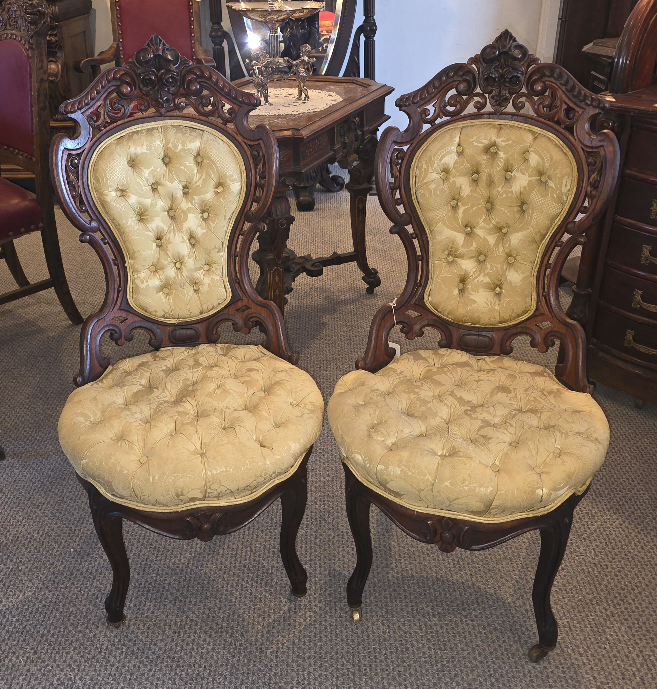 Bargain John's Antiques | Antique Victorian Eastlake Set of Six